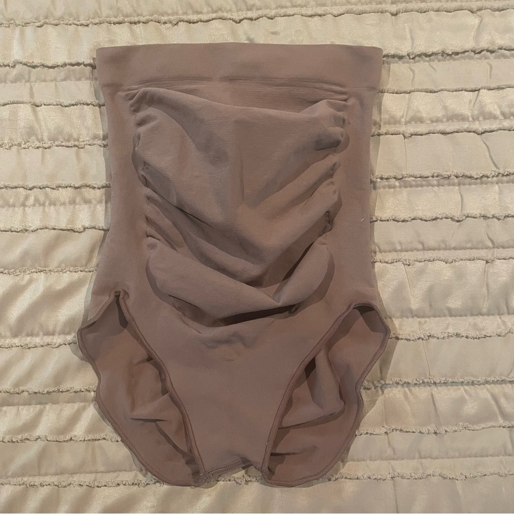 SKIMS High-Waisted Shapewear in Taupe